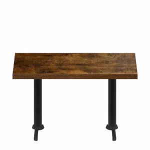 30" x 60" Urban Vintage Autumn Quick Ship Table + (2) Black Standard Height 22" T Bases