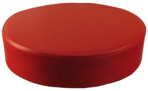 Red Vinyl Button Top Seat