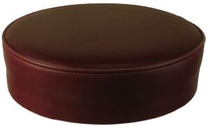 Wine Vinyl Button Top Seat