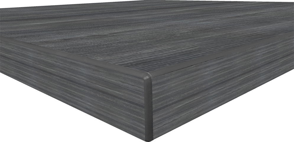 Storm Teakwood with matching 3MM edge corner zoomed web