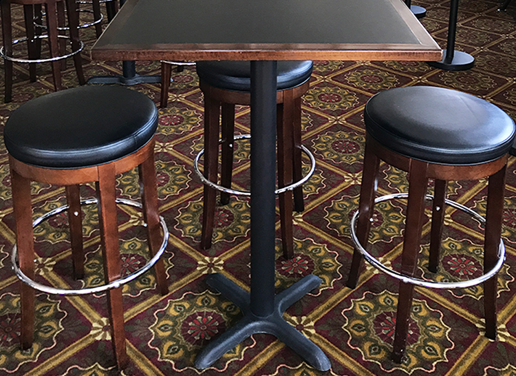 Click here to view Restaurant Table Bases by Oak Street Manufacturing Restaurant Table Bases from Oak Street Manufacturing, Stamped Steel Black Restaurant Bases, Stamped Steel Chrome Plated Restaurant Bases, Restaurant Community Bases, Cast Iron Table Bases