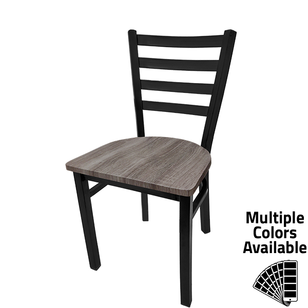 CM 234 Standard Ladderback Metal Frame Chair