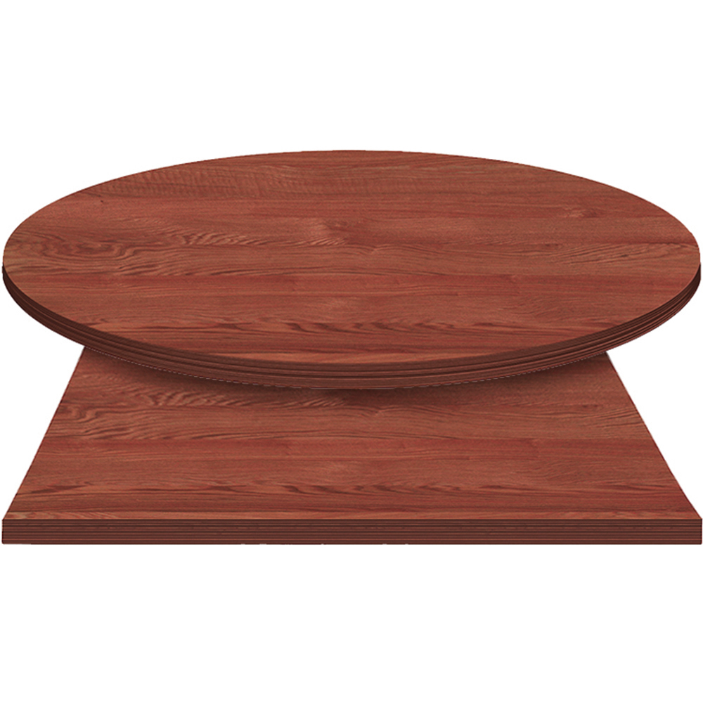 E*Wood (Oak) Manufactured Table Tops – 1″ or 2″ thicknesses – Cherry Stain