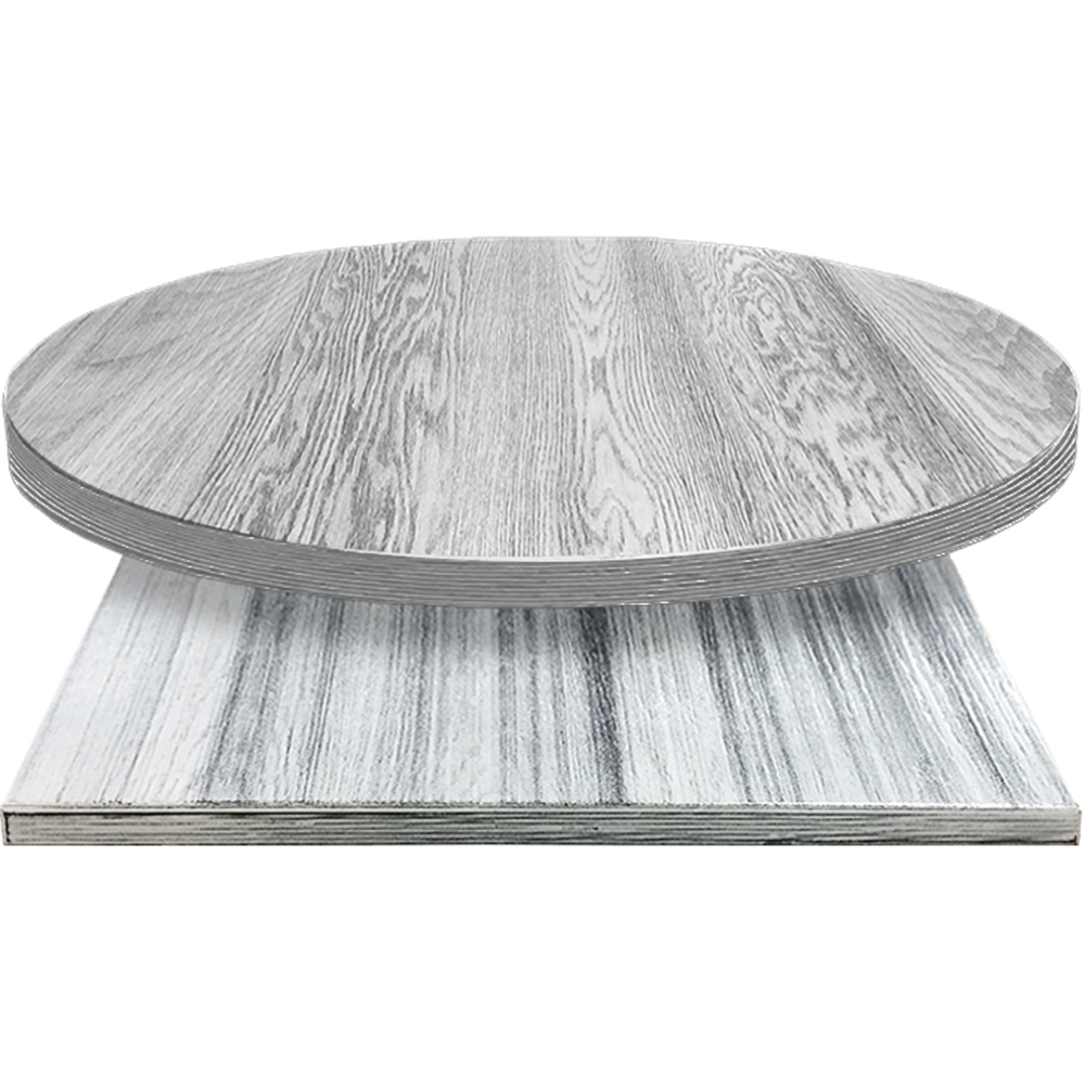 Whitewash Manufactured Table Tops – 1″ or 2″ thicknesses – Black Stain