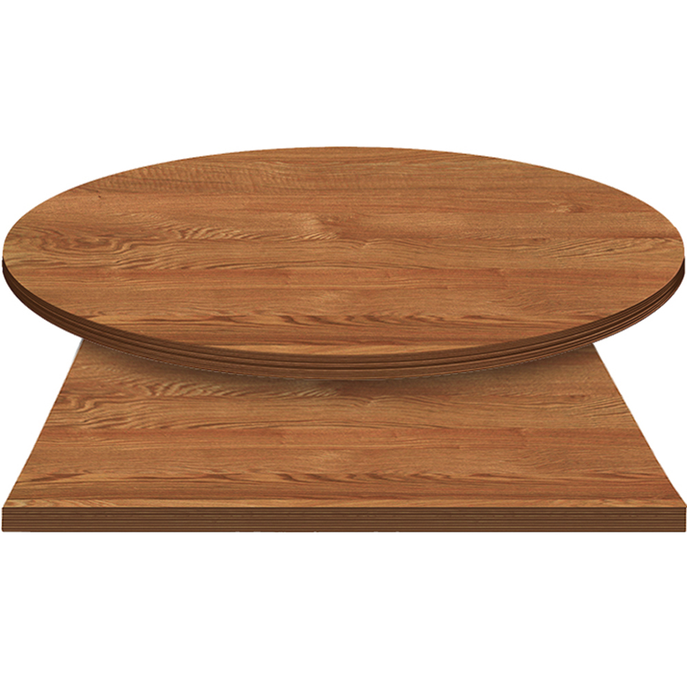 E*Wood (Oak) Manufactured Table Tops – 1″ or 2″ thicknesses – Autumn Haze Stain
