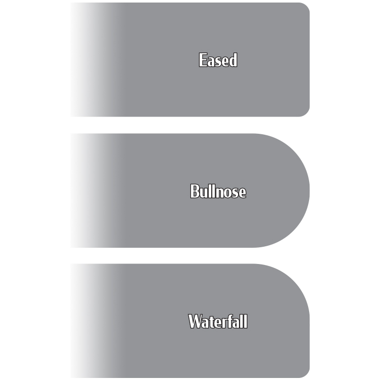 Table Top Edge Profiles