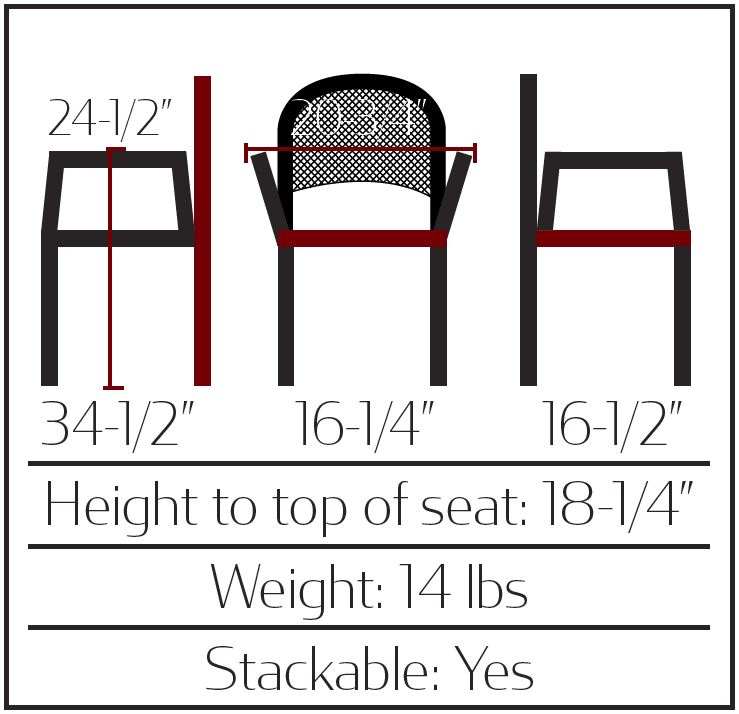 OD105 CHAIR dims