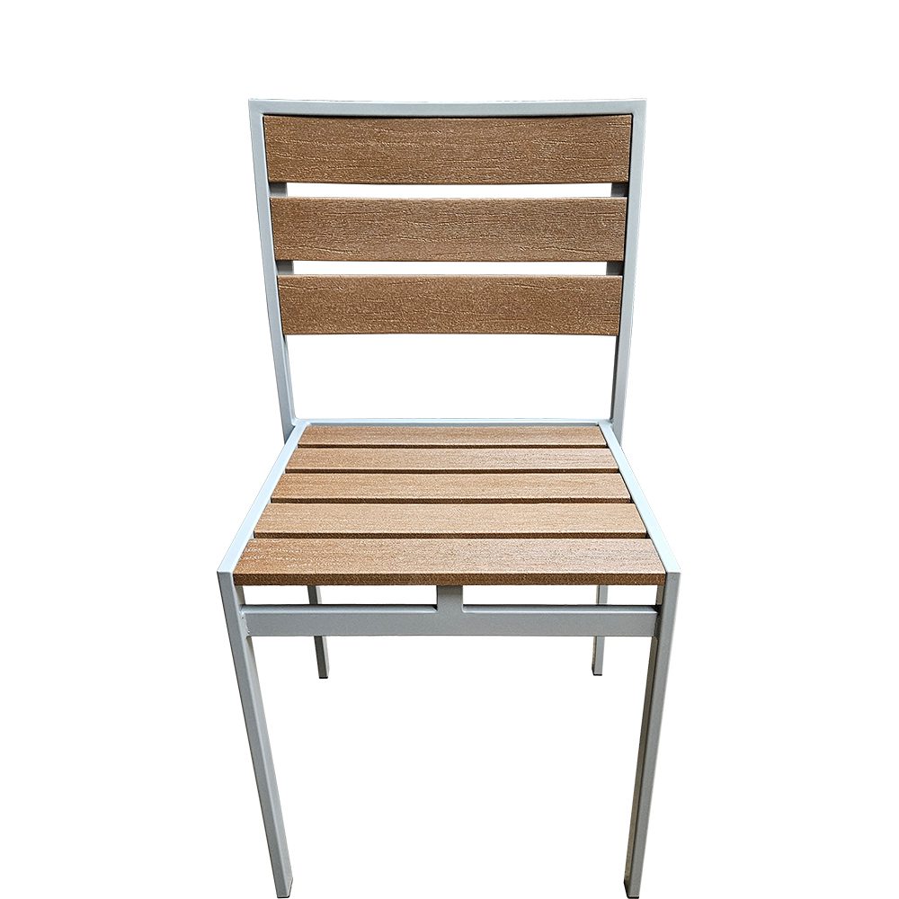 OD-CM-TK-B Outdoor Teak Chair with Brown Slats - Image 3