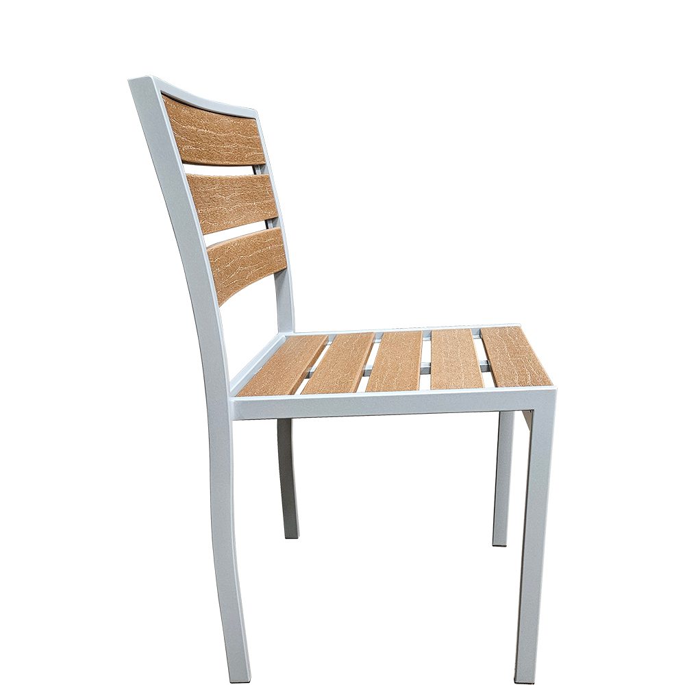 OD-CM-TK-B Outdoor Teak Chair with Brown Slats - Image 4