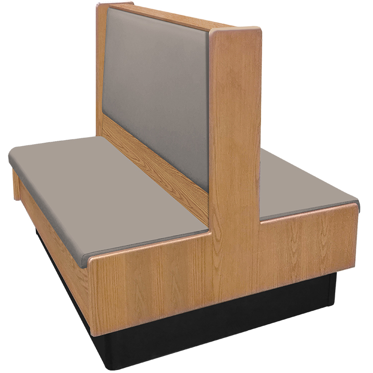 Aristocrat Booth Double VSUB clear coat finish gray vinyl Aristocrat Booth Double VSUB clear coat finish gray vinyl
