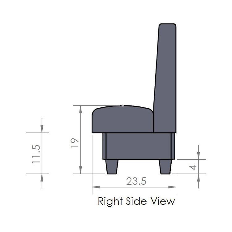 Hamilton Single Booth Dims