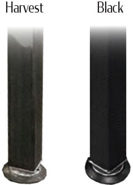 Black and Harvest finishes Black and Harvest finishes