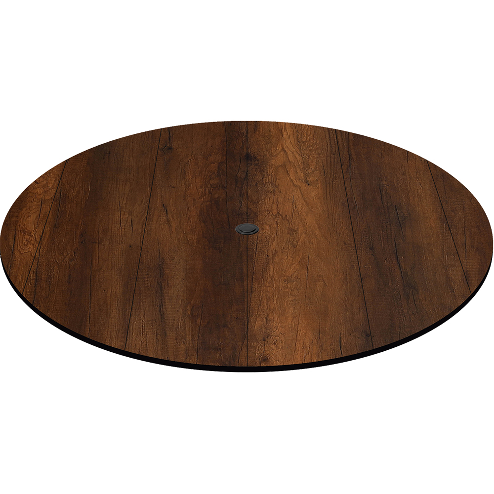COMPCOR Knotty Oak Round