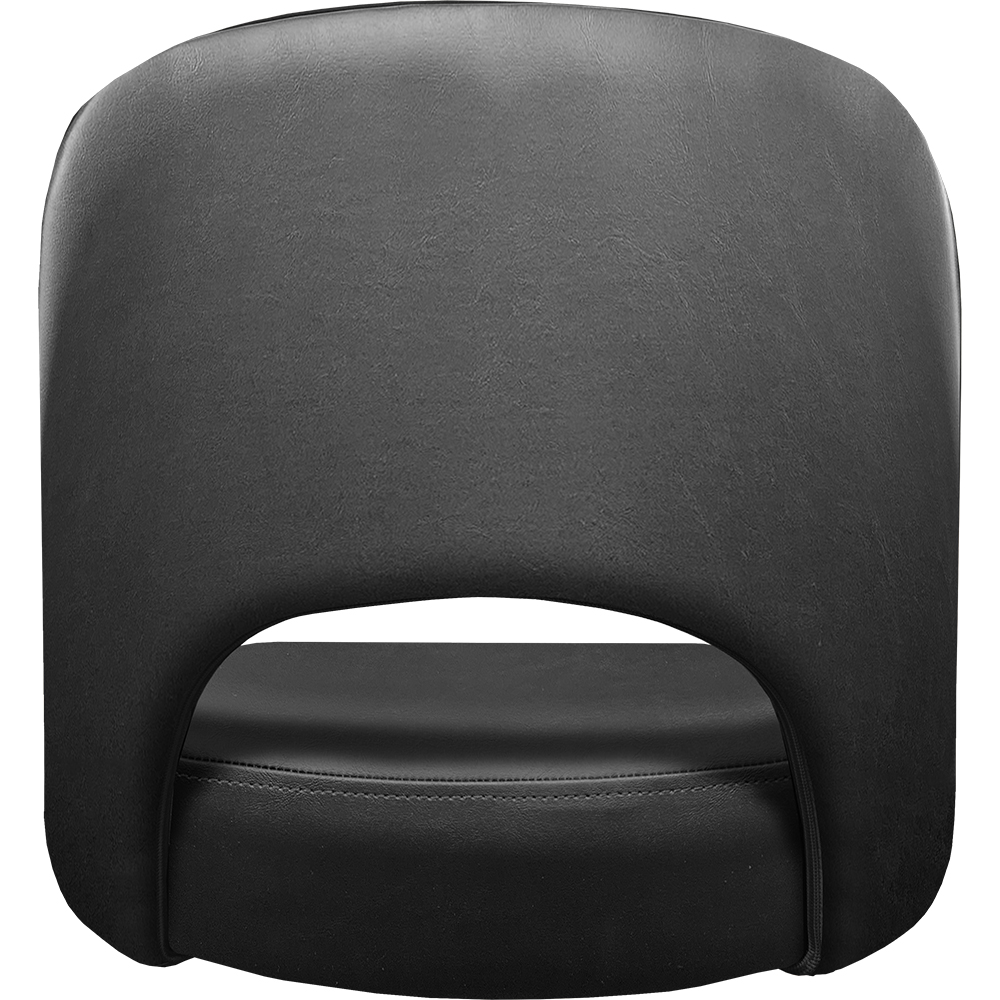 SL9136 Cutout Back Bucket Barstool with Black Swivel Frame - Image 5