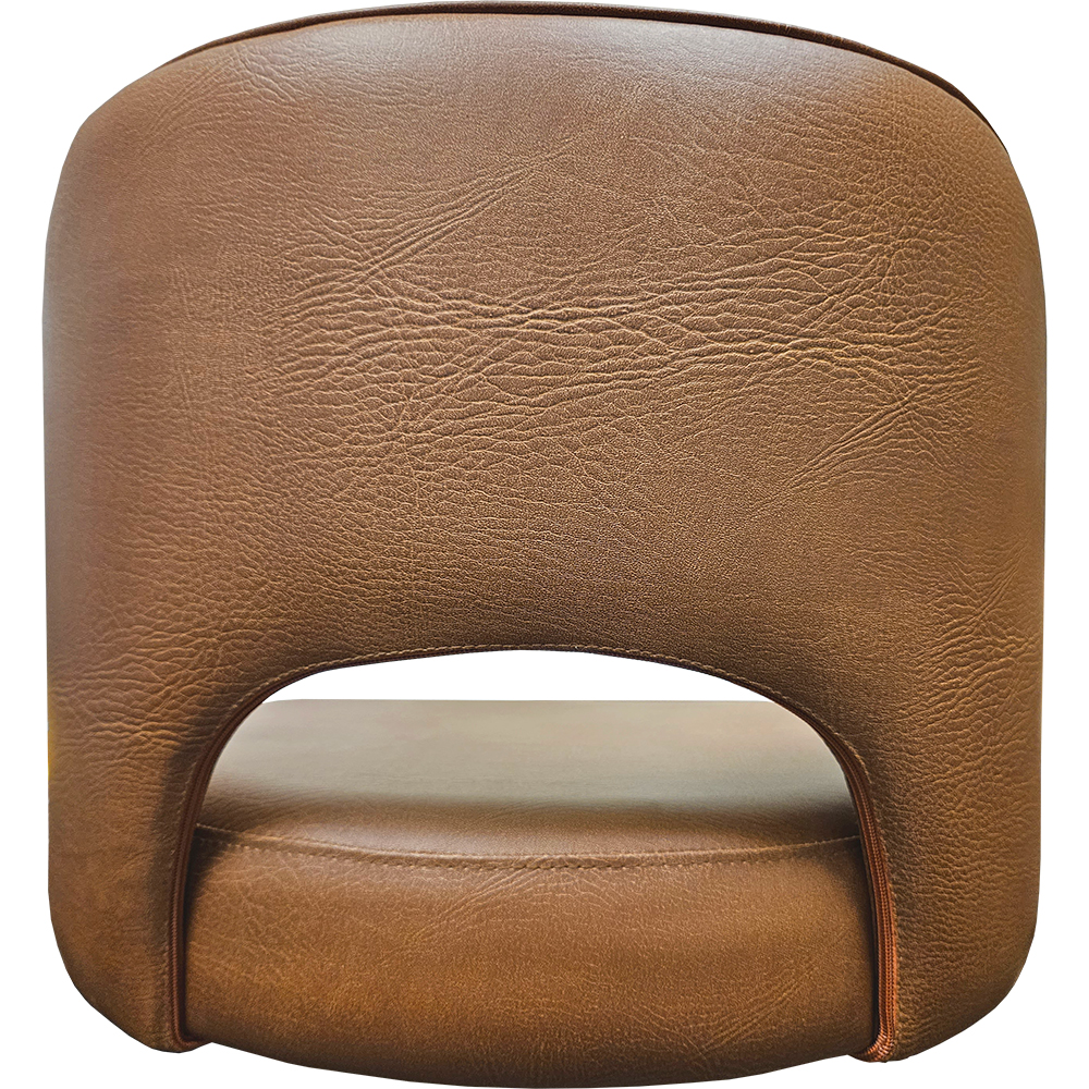 SL9136 Cutout Back Bucket Barstool with Black Swivel Frame - Image 3