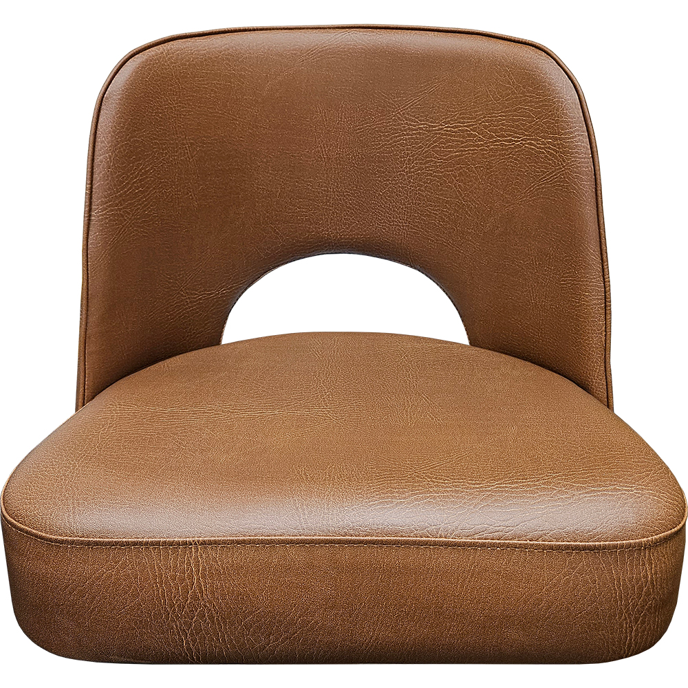 SL9136 Cutout Back Bucket Barstool with Black Swivel Frame - Image 2