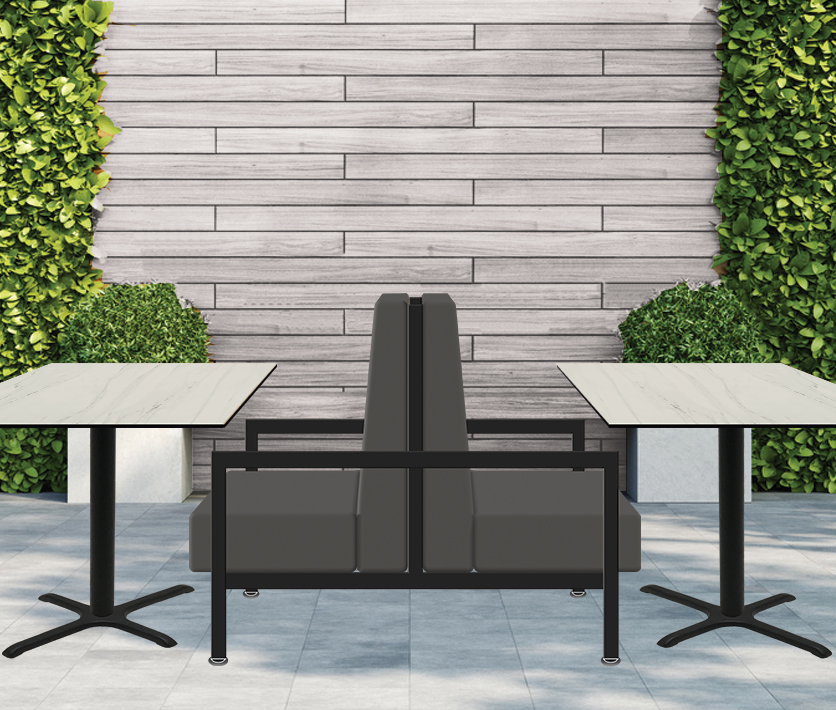 Reef Indoor/Outdoor Vinyl/Upholstered Booths - Image 5