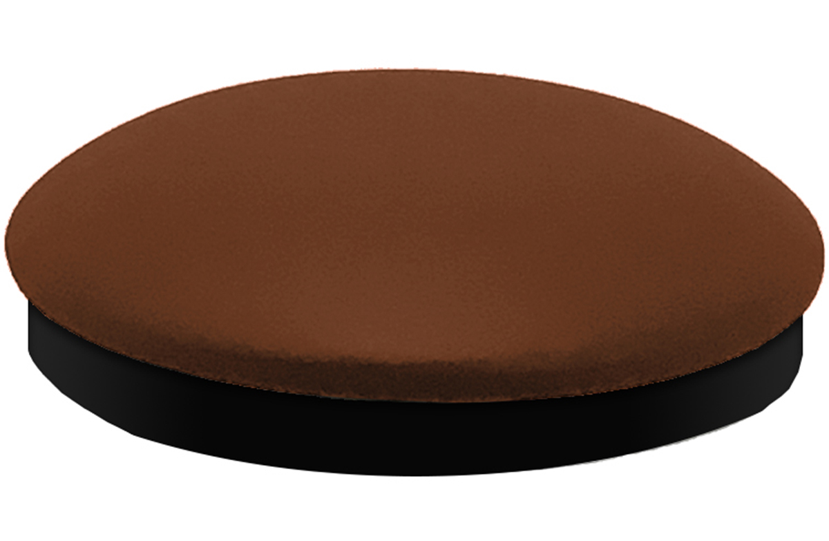 Chestnut Vinyl Slimline Button Top Seat