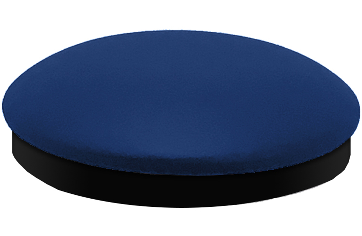Navy Vinyl Slimline Button Top Seat