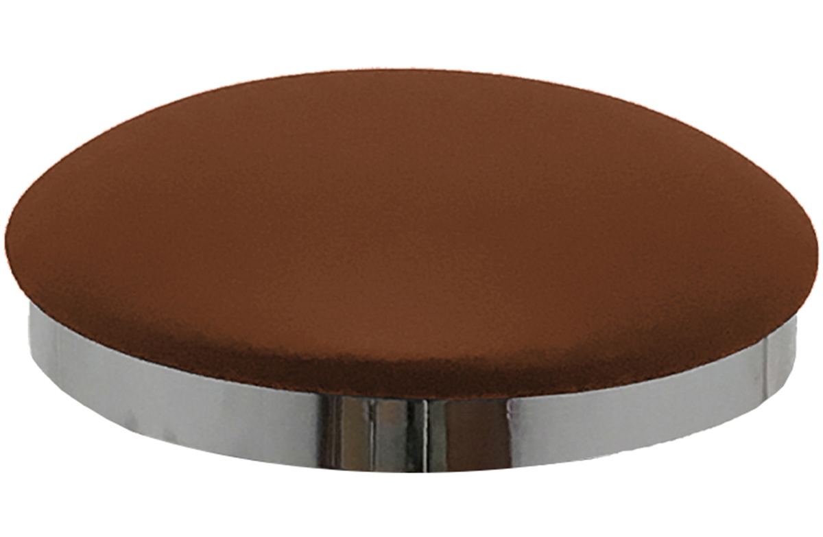 Chestnut Vinyl Slimline Button Top Seat
