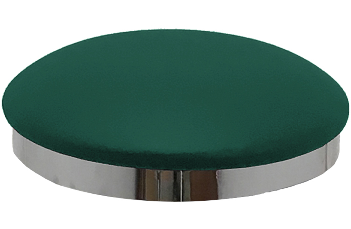 Hunter Green Vinyl Slimline Button Top Seat