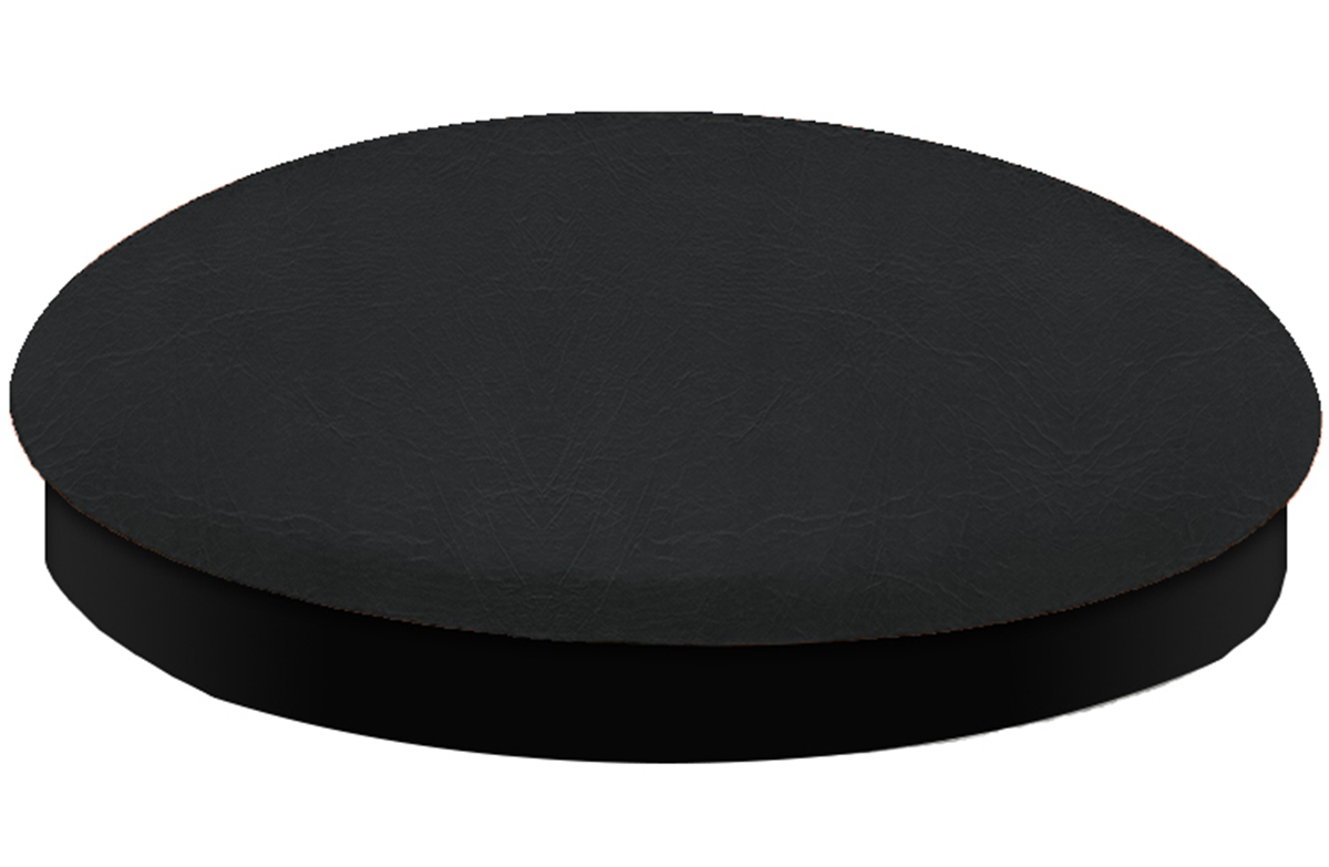 Elk Black Vinyl Slimline Button Top Seat
