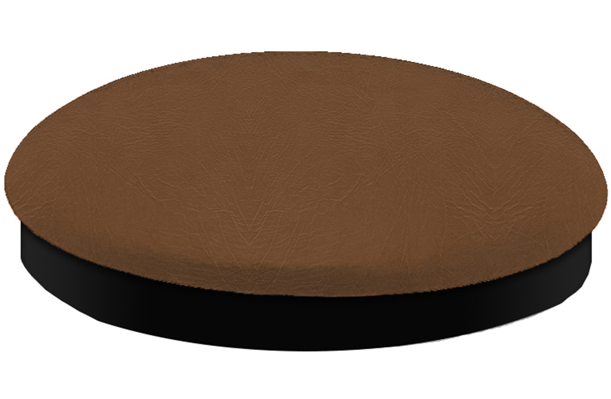 Oxen Brown Vinyl Slimline Button Top Seat