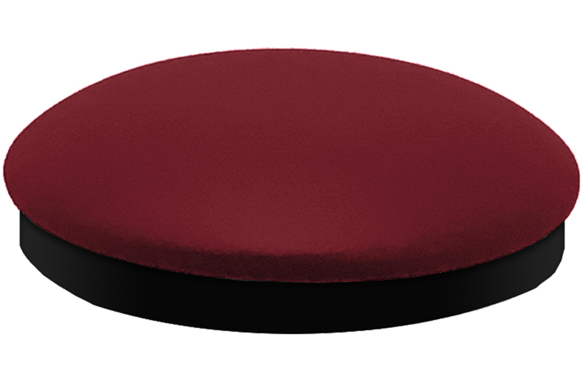 Wine Vinyl Slimline Button Top Seat