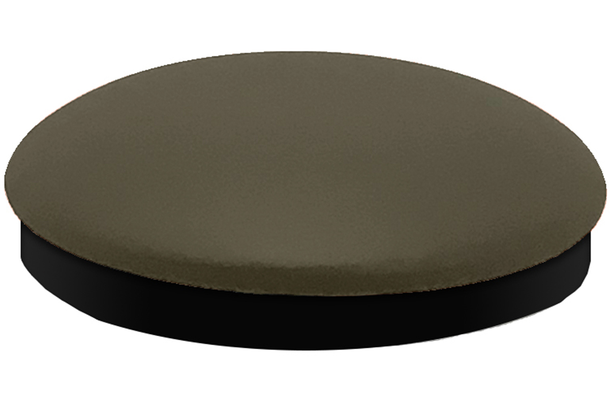 Gunmetal Vinyl Slimline Button Top Seat