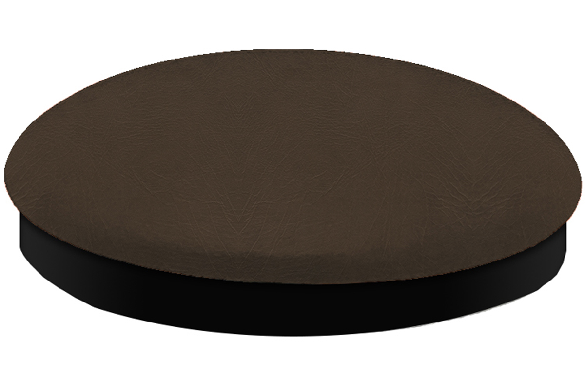 Sierra Brown Vinyl Slimline Button Top Seat