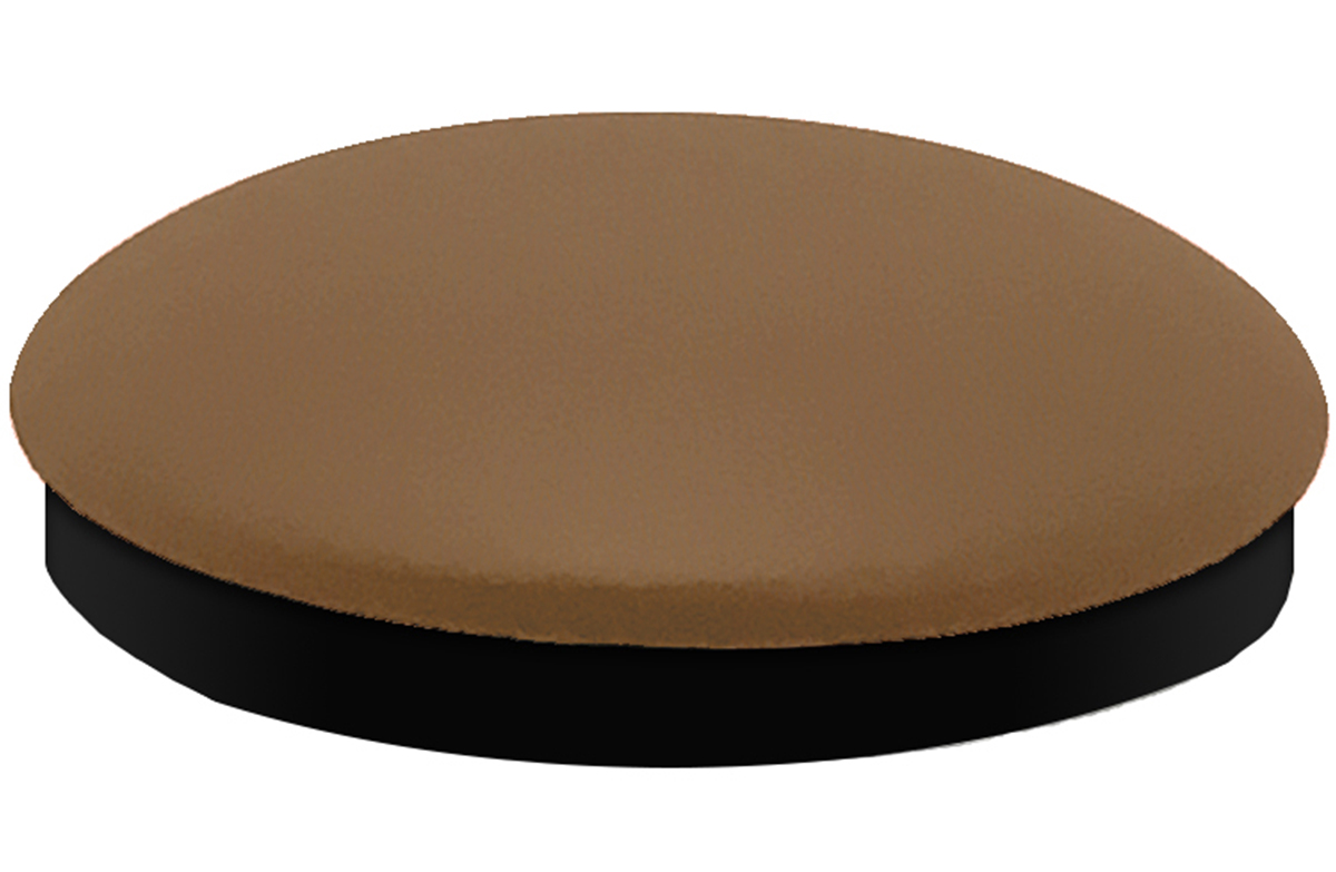 Taupe Vinyl Slimline Button Top Seat