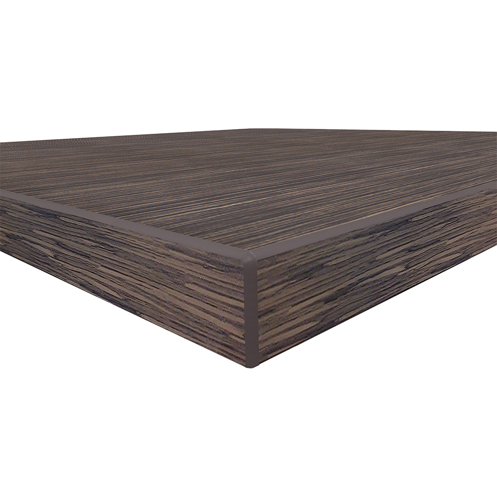 PVC Edge Manufactured Table Tops - 2" thickness - Formica Ebony Laminate - Image 2