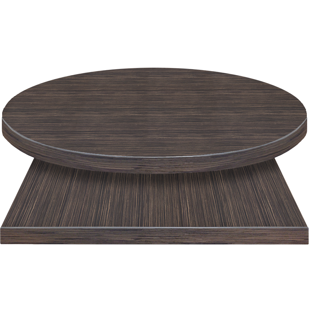 PVC Edge Manufactured Table Tops – 2″ thickness – Formica Ebony Laminate
