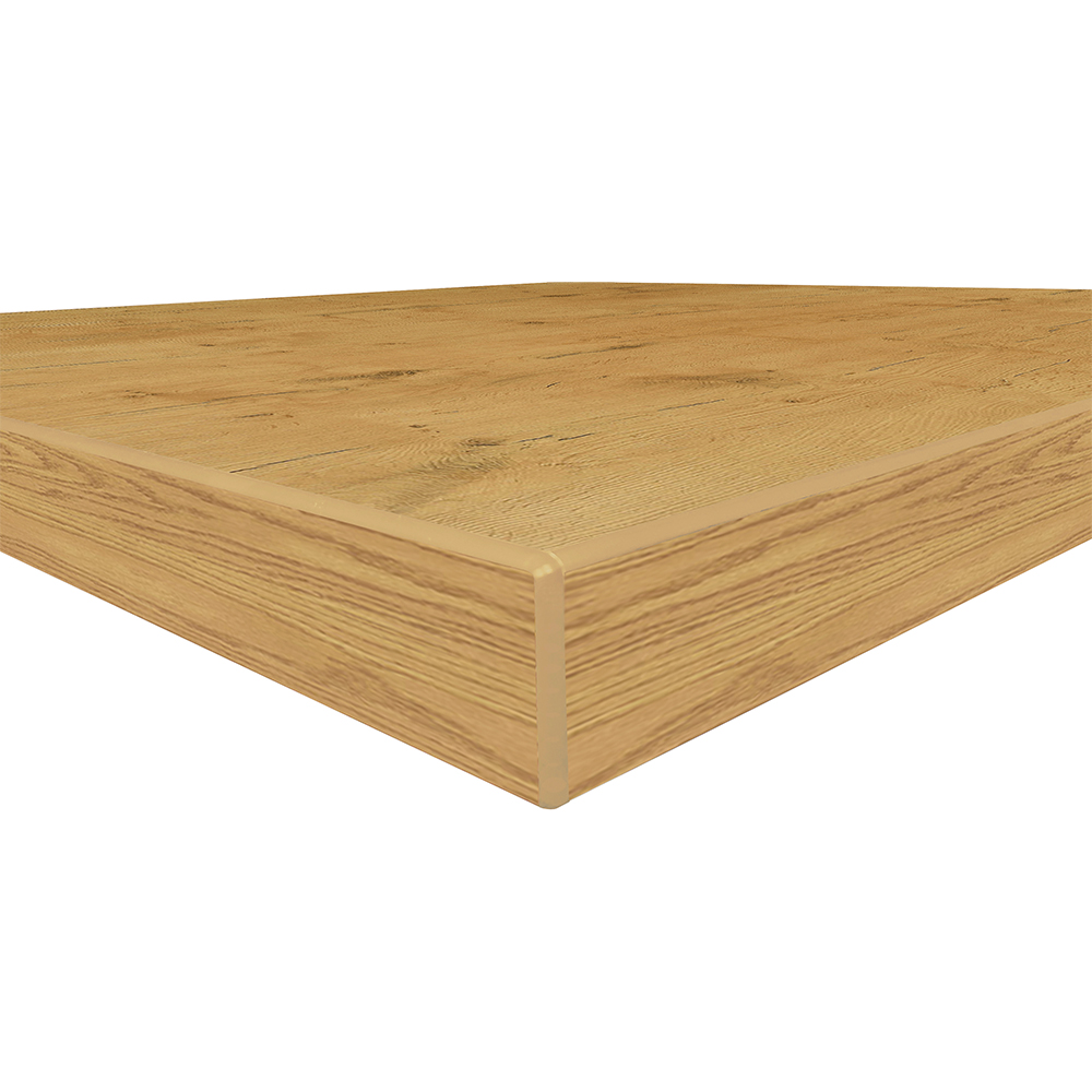 PVC Edge Manufactured Table Tops - 2" thickness - Pinnacle Lancelot Oak Laminate - Image 2