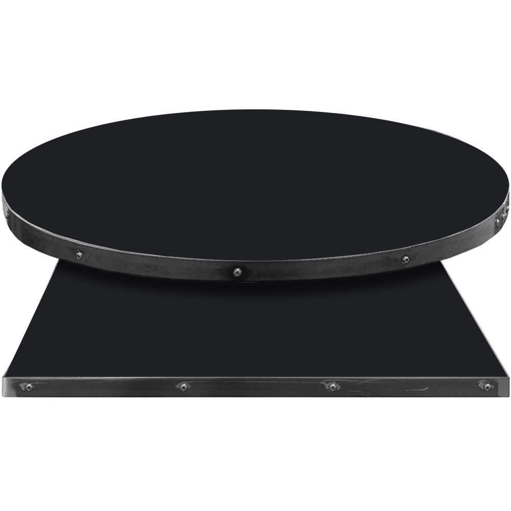 Fortress Manufactured Table Tops – Pinnacle Black Laminate
