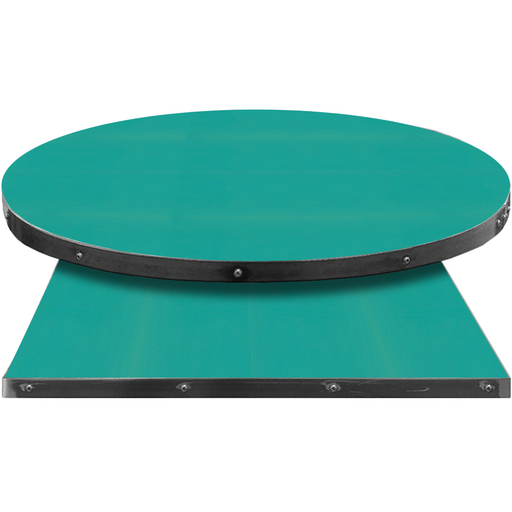 Fortress Manufactured Table Tops – Pinnacle Poppy Green Laminate