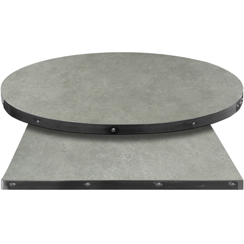 Fortress Manufactured Table Tops – Pinnacle Light Crystal Concrete Laminate