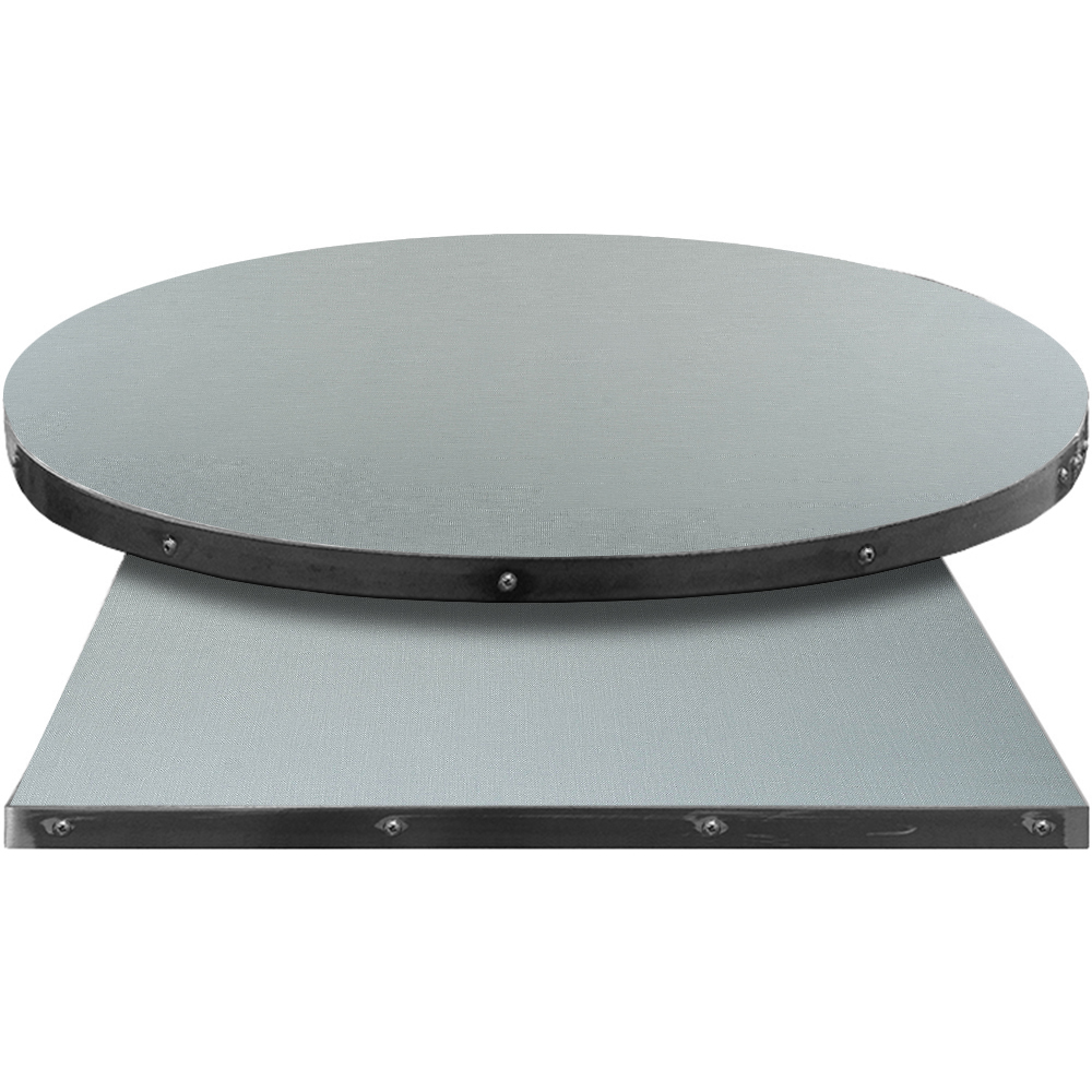 Fortress Manufactured Table Tops – Pinnacle Gray Washed Tweed Laminate