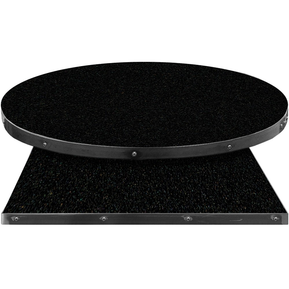 Fortress Manufactured Table Tops – Pinnacle Black Pearl Laminate