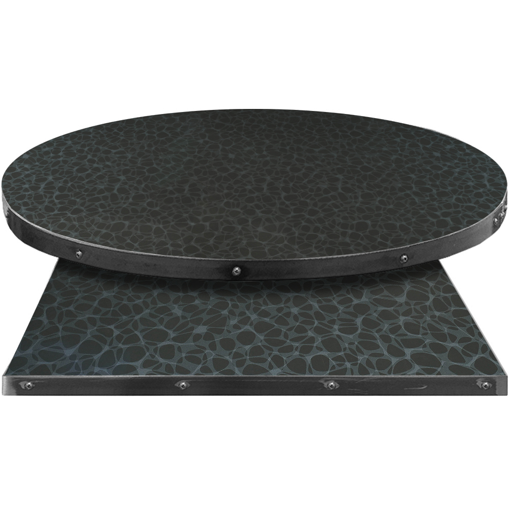 Fortress Manufactured Table Tops – Pinnacle Gray Flora Laminate