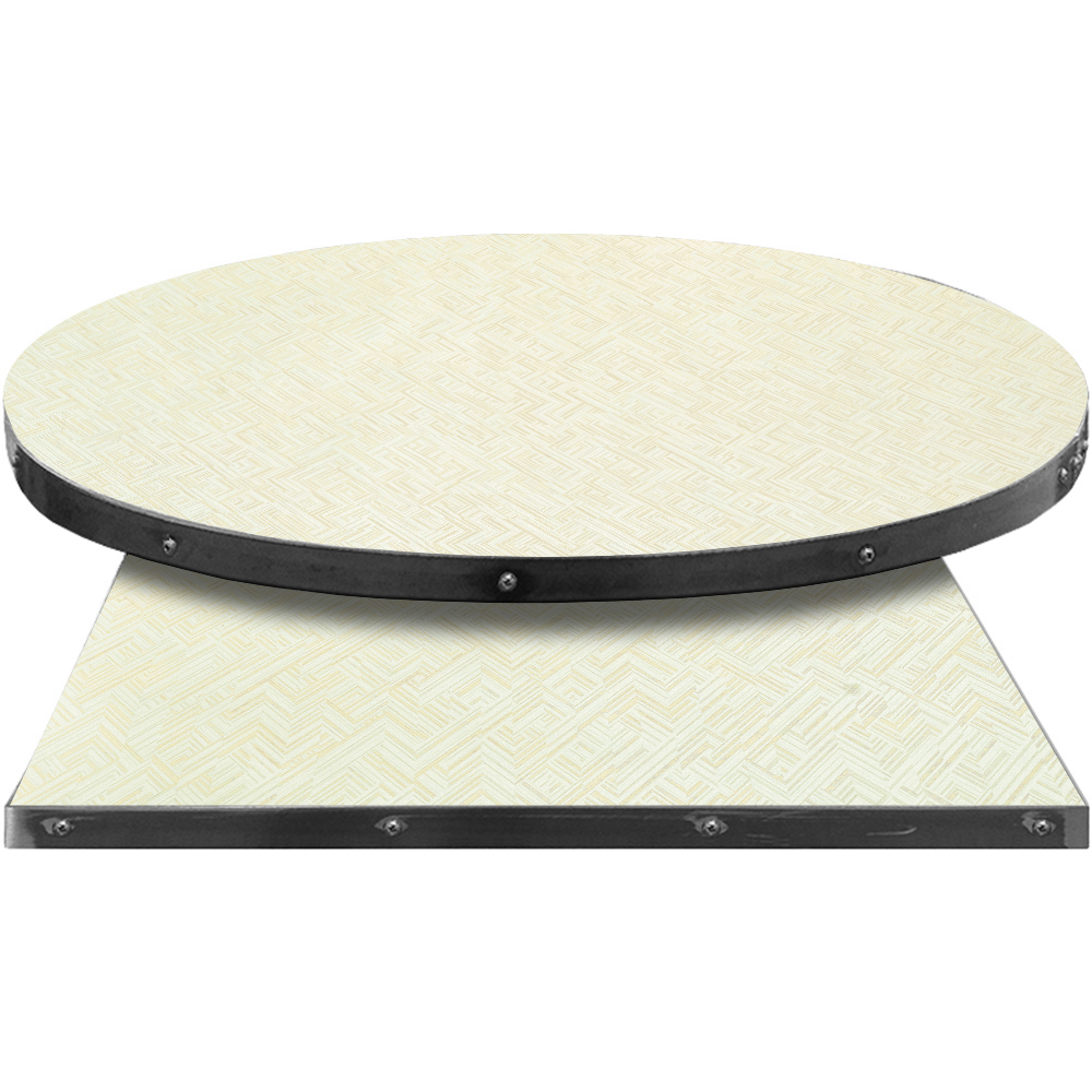 Fortress Manufactured Table Tops – Pinnacle Arctic Herringbone Laminate