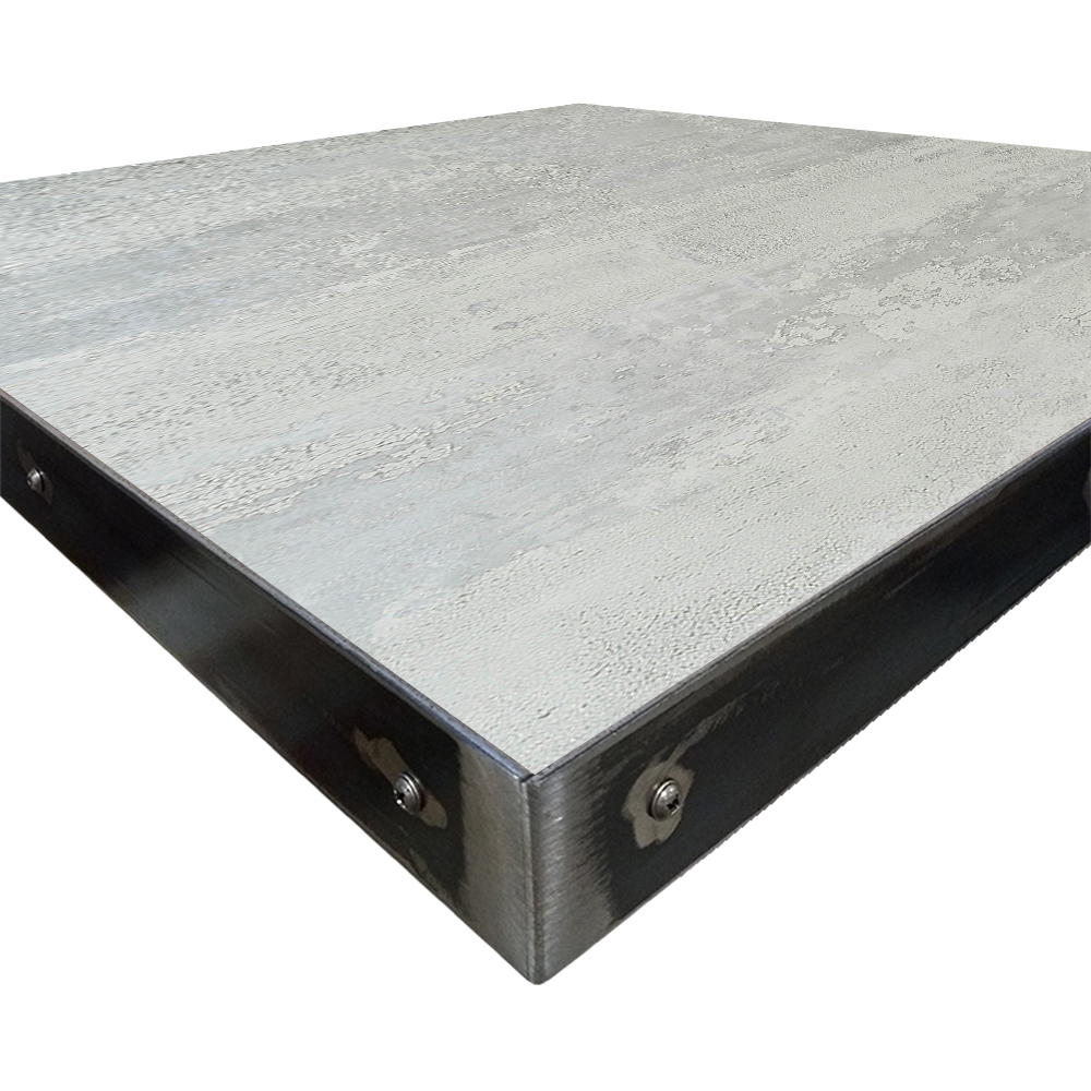 Fortress Manufactured Table Tops - Pinnacle Snow Painted Metal Laminate - Image 2