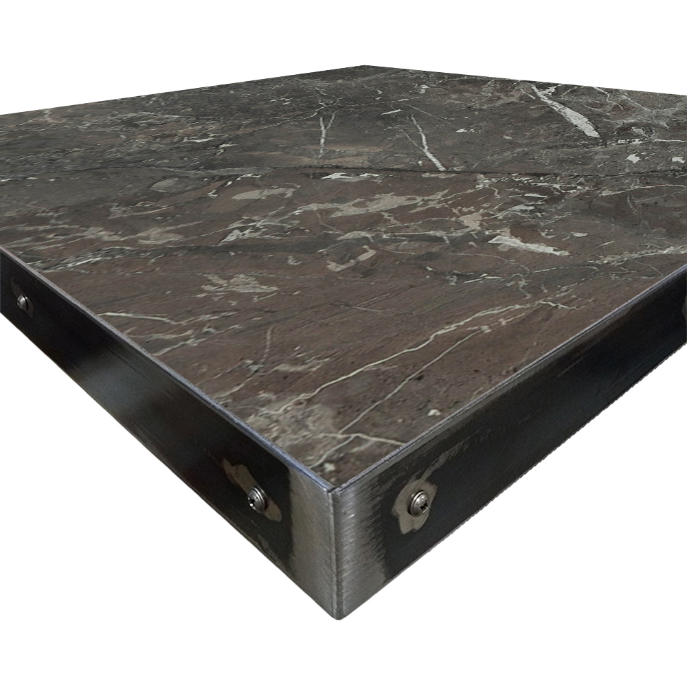 Fortress Manufactured Table Tops - Pinnacle Ashen Marble Laminate - Image 2