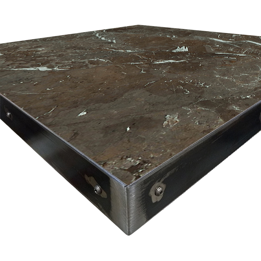 Fortress Manufactured Table Tops - Pinnacle Mocha Marble Laminate - Image 2