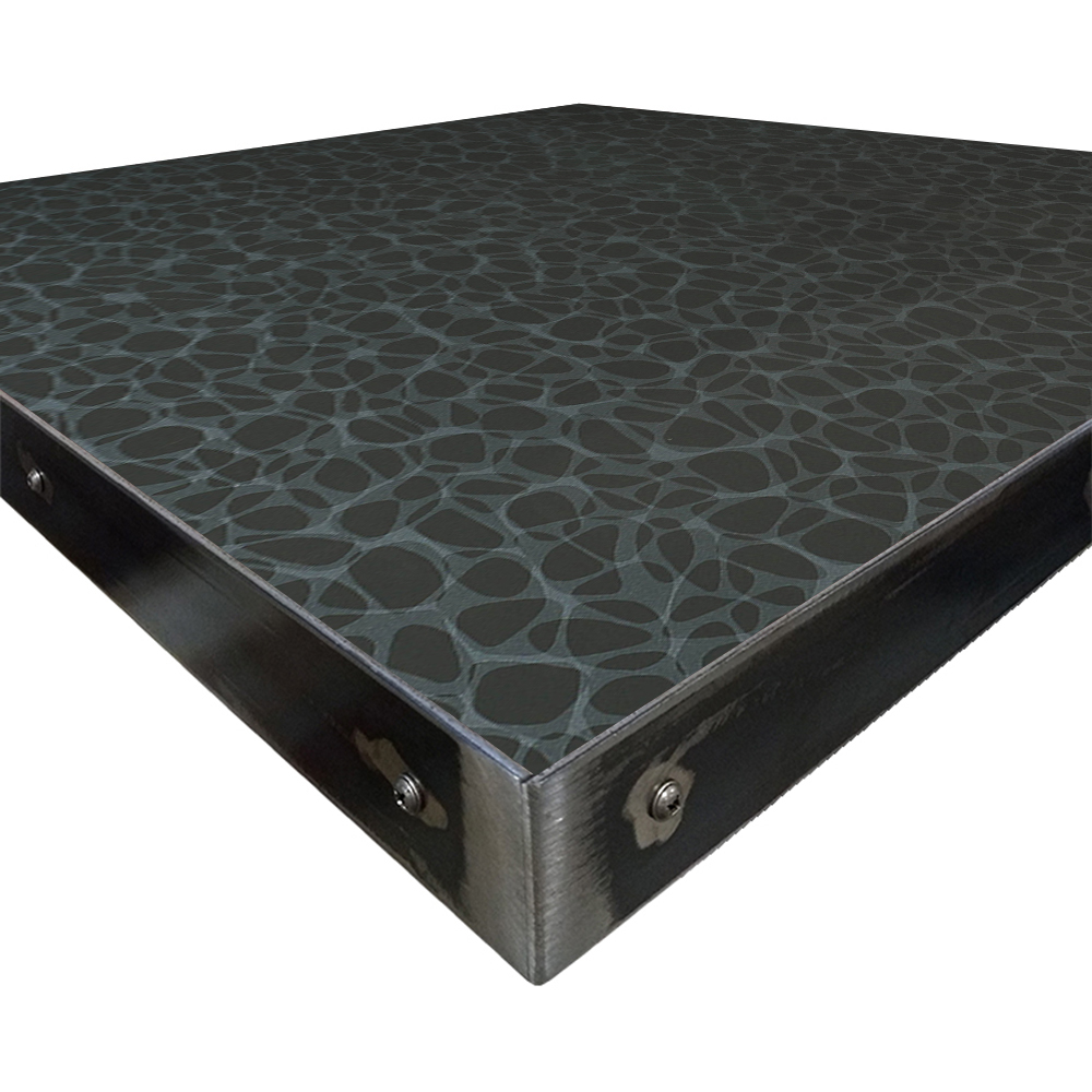 Fortress Manufactured Table Tops - Pinnacle Gray Flora Laminate - Image 2