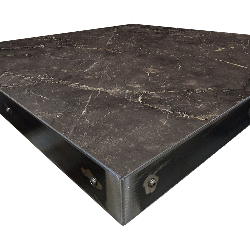 Fortress Manufactured Table Tops - Pinnacle Chocolate Slate Laminate - Image 2