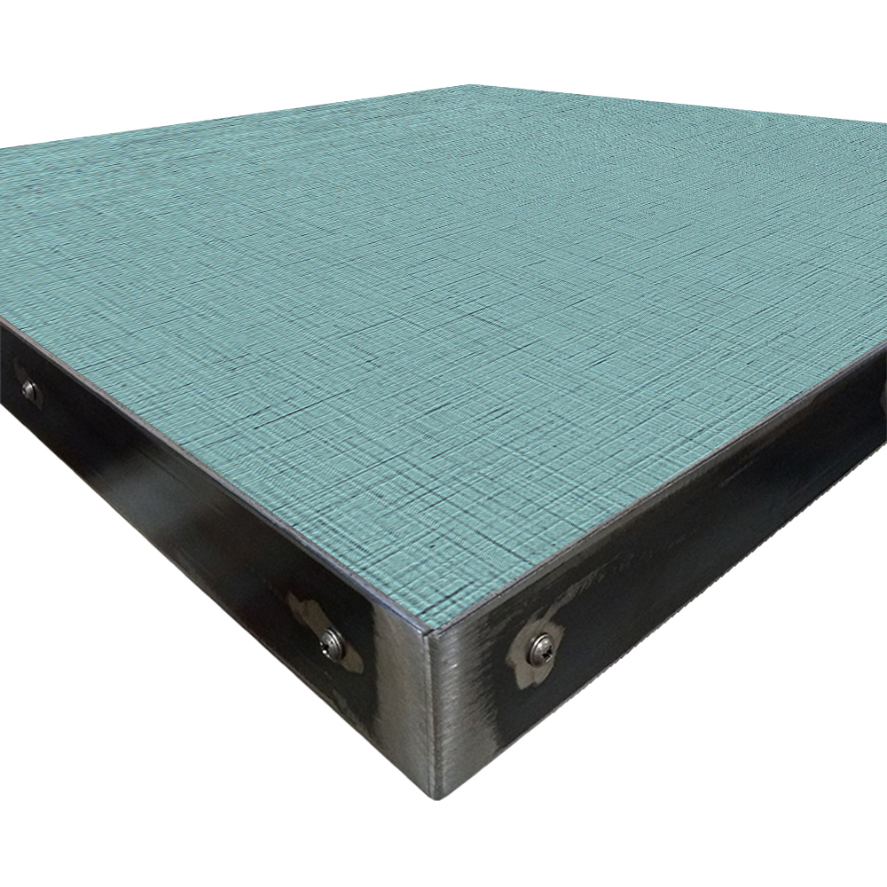 Fortress Manufactured Table Tops - Pinnacle Cyan Linen Laminate - Image 2