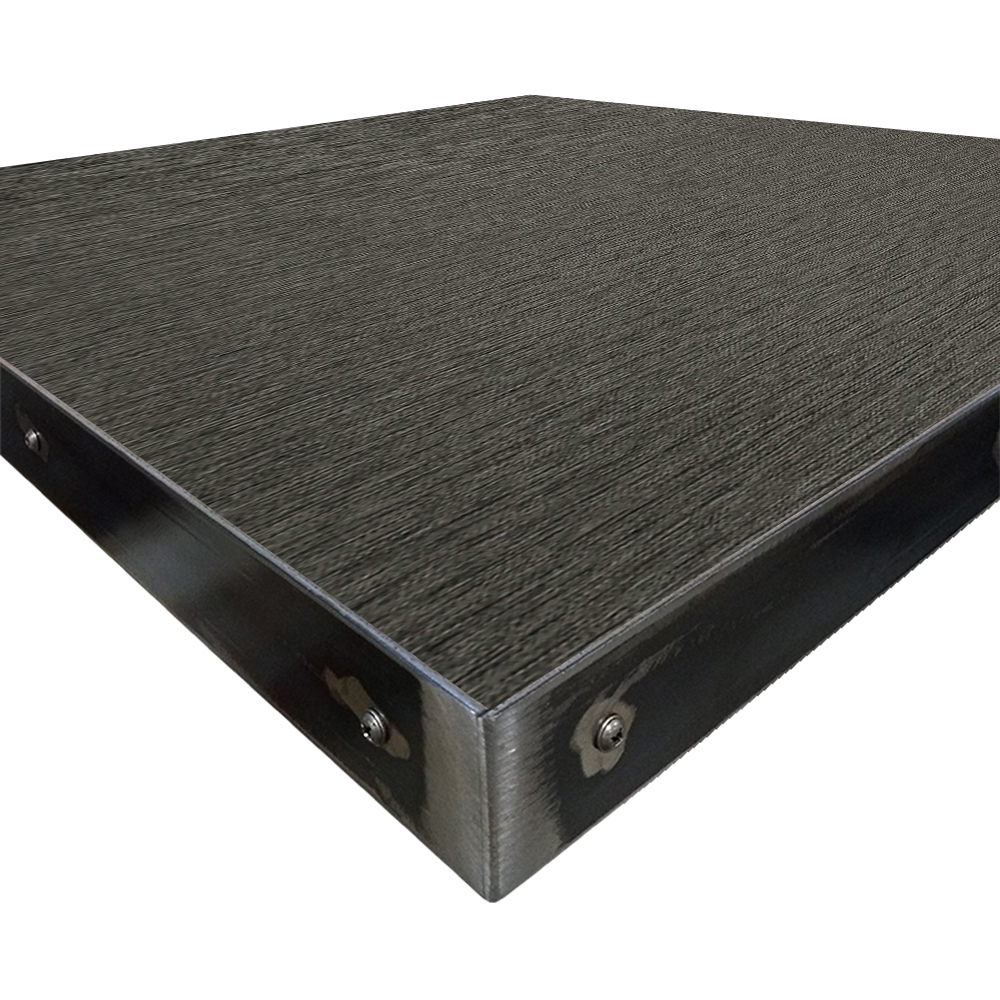 Fortress Manufactured Table Tops - Pinnacle Charcoal Tweed Laminate - Image 2