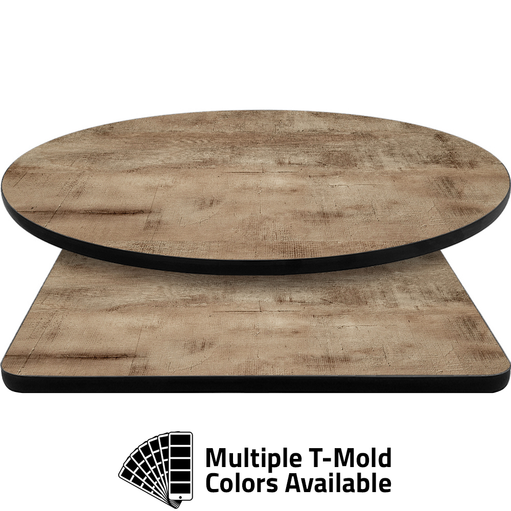 T-Mold Manufactured Table Tops - Pinnacle Coronado Oak laminate