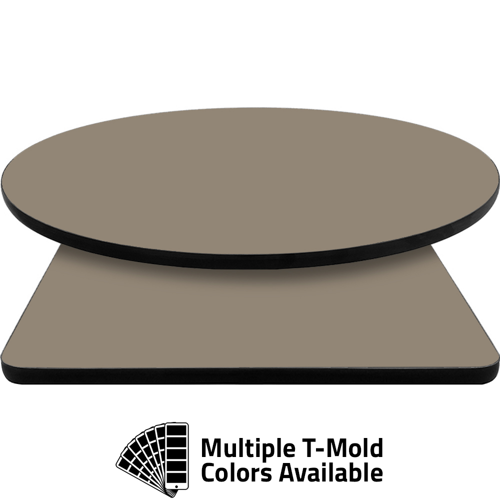 T-Mold Manufactured Table Tops - Pinnacle Gothic Gray laminate